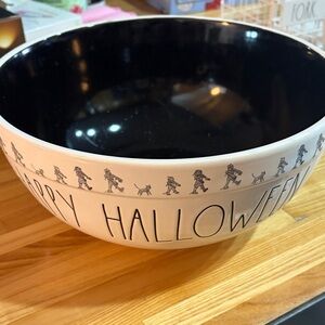 Rae Dunn Black and White Halloween Bowl